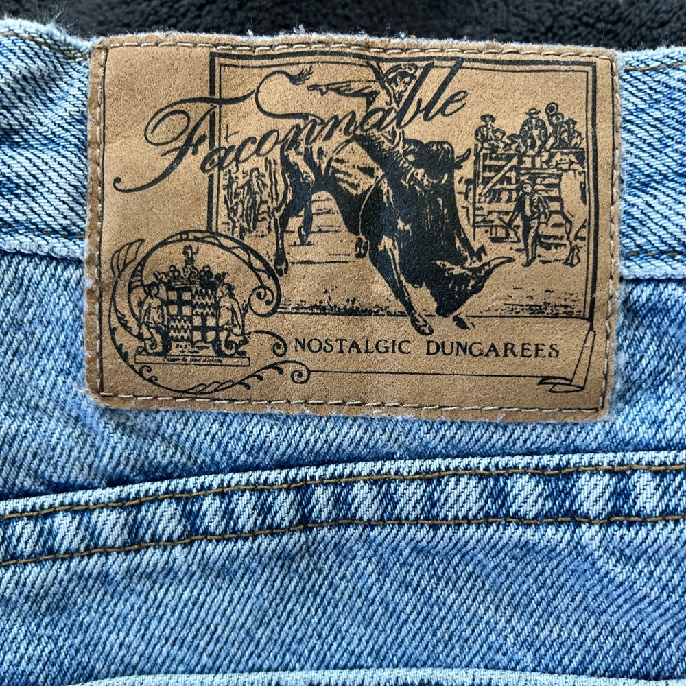 Vintage 1990’s High Rise Straight Leg Light Wash Jeans size 6p (26”x28”) - Picture 9 of 14